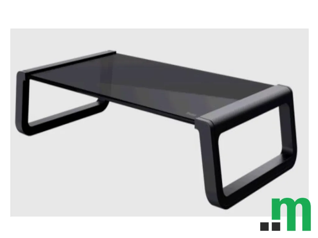 Trust Monta stand za monitor,kaljeno staklo, crni