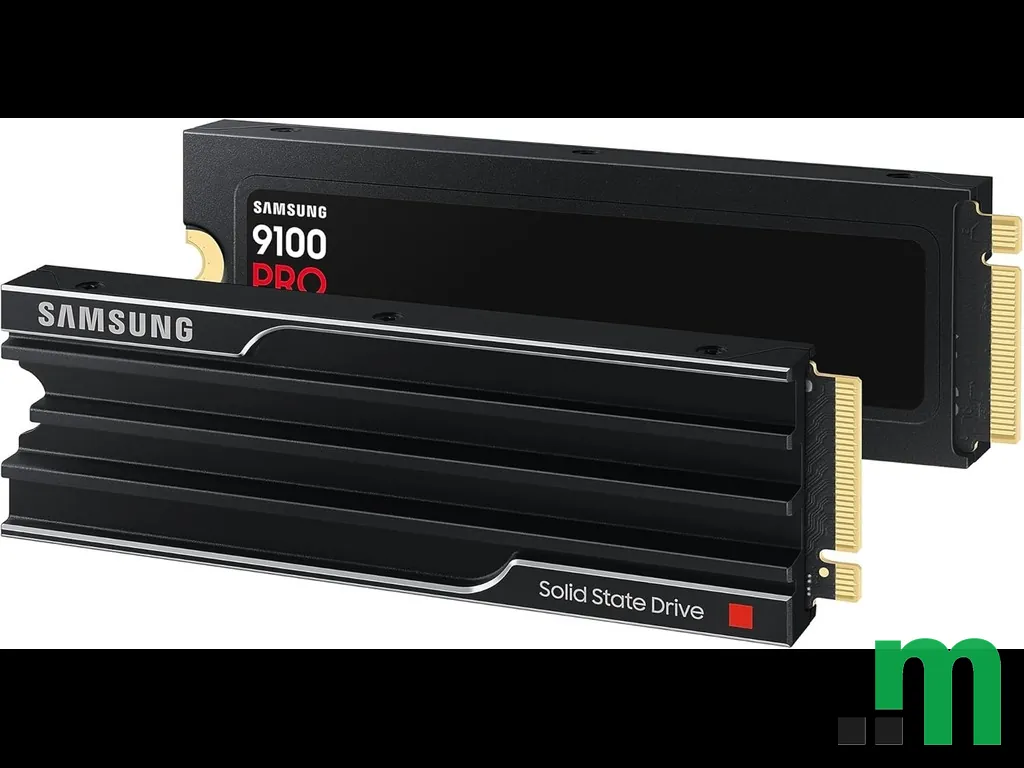 Samsung 9100 PRO 2TB HeatsinkNVMe M.2,PCIe 5.0 x414700MB/s read,13400MB/s write