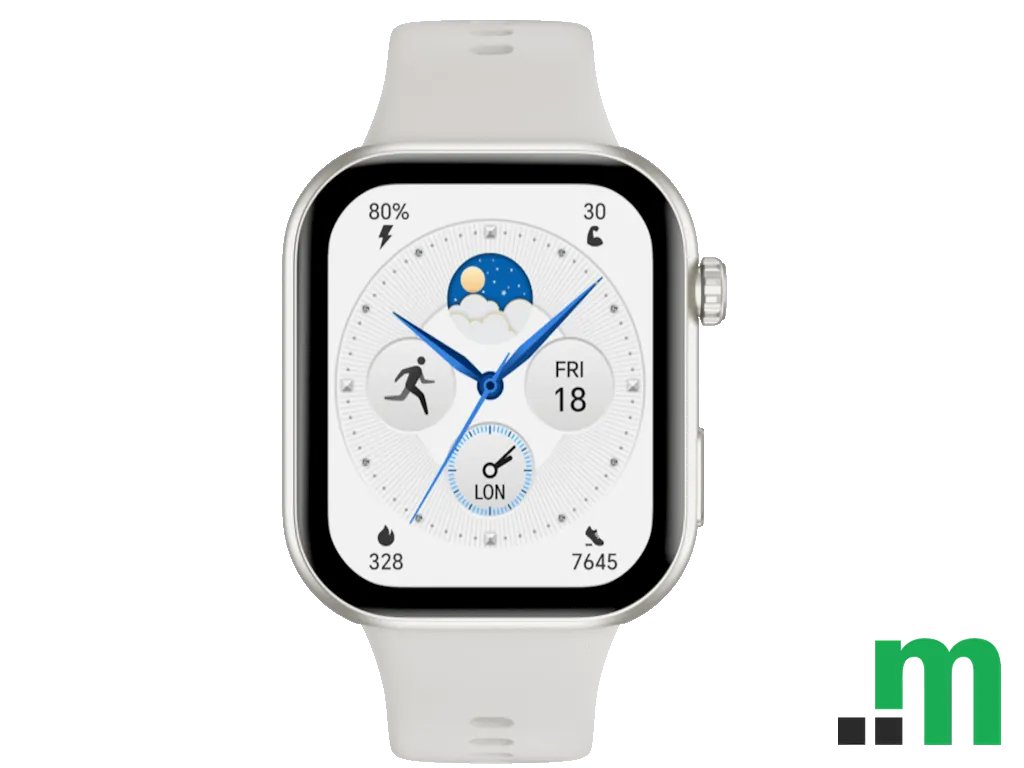 HONOR Choice Watch 2i White1.85 AMOLED, 14 days baterrylife, Bluetooth call, 109 Sports type